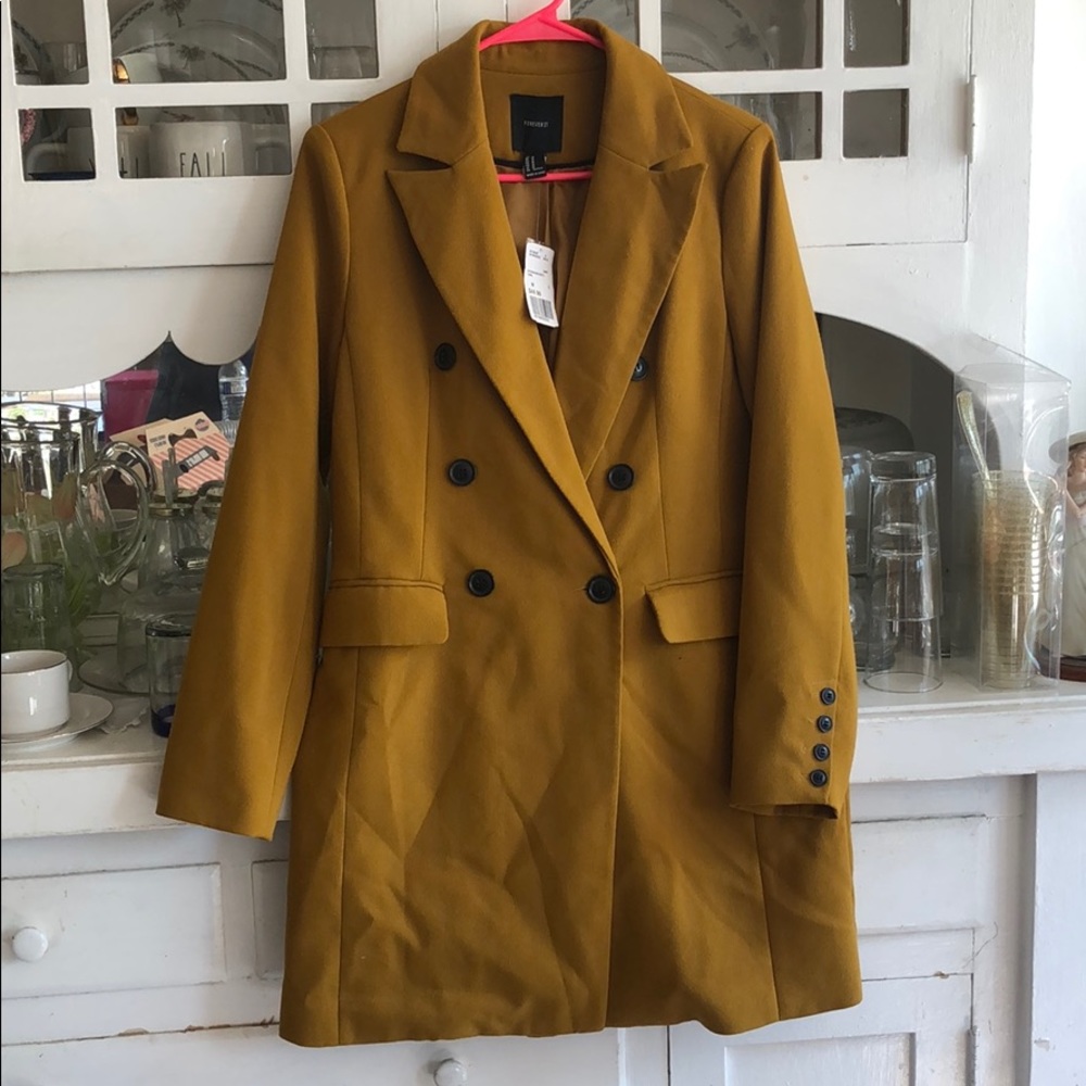 Women’s camel mustard coat